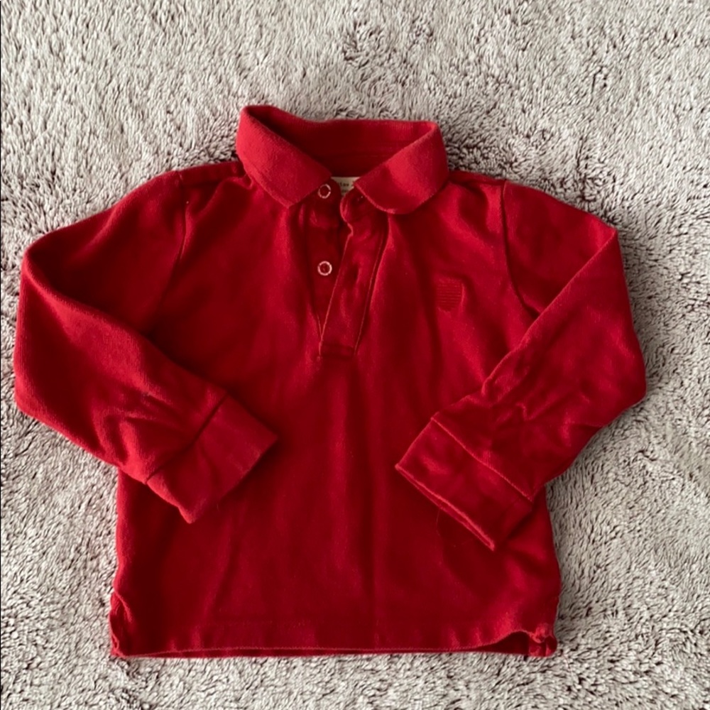 Zara Baby/Toddler long sleeve collared polo shirt
